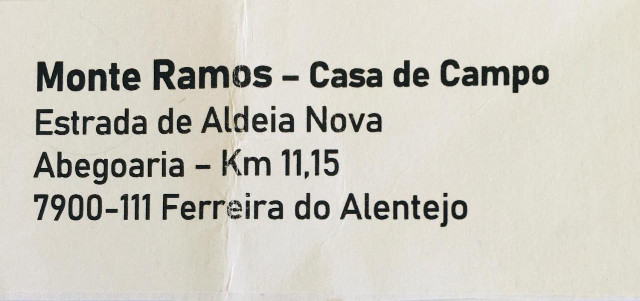Monte Ramos Guest House Ferreira Do Alentejo Eksteriør bilde